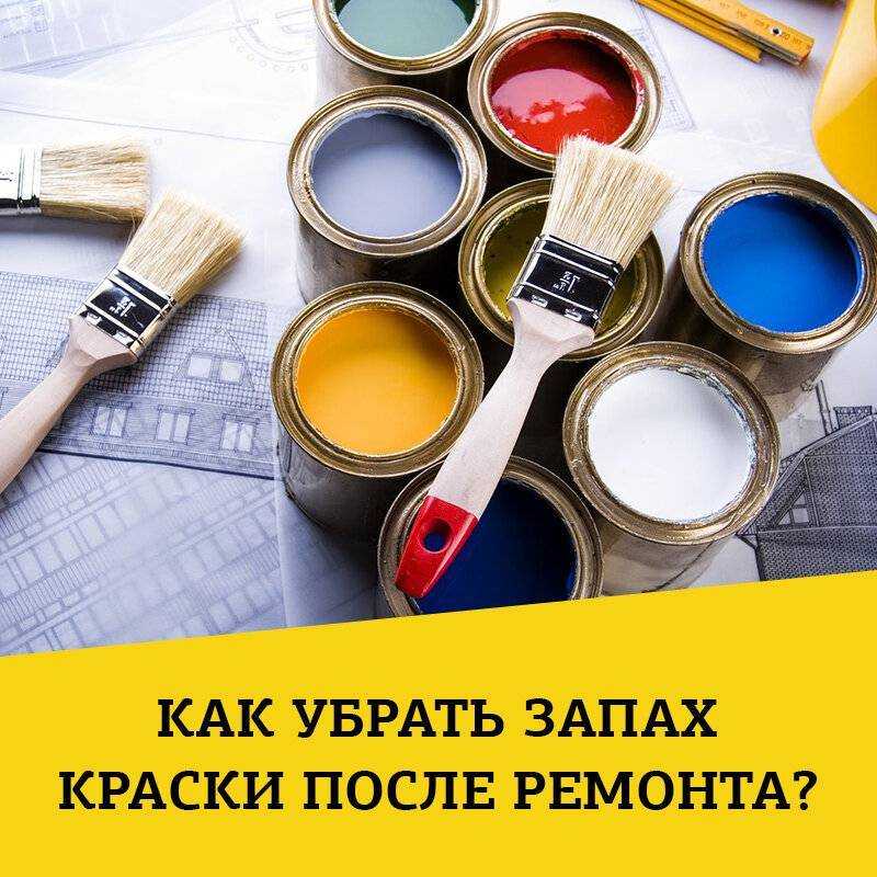 Как избавиться от запаха краски в квартире после покраски?