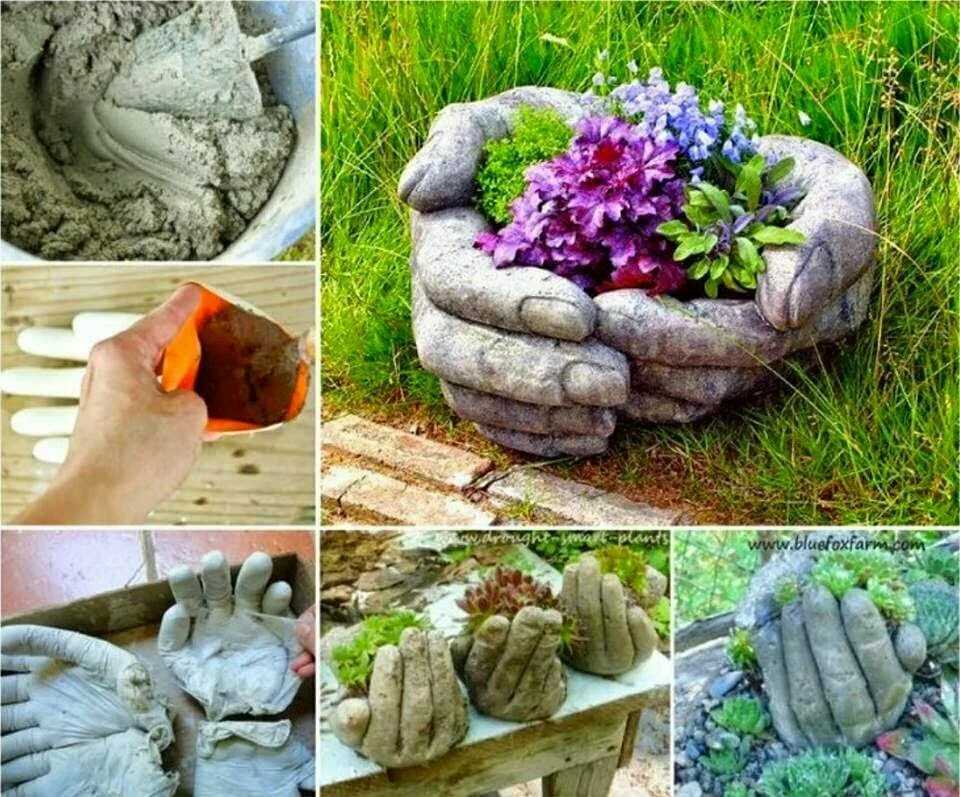 Поделки из цемента для дачи и сада: инструкция, фото, схемы, готовые работы
