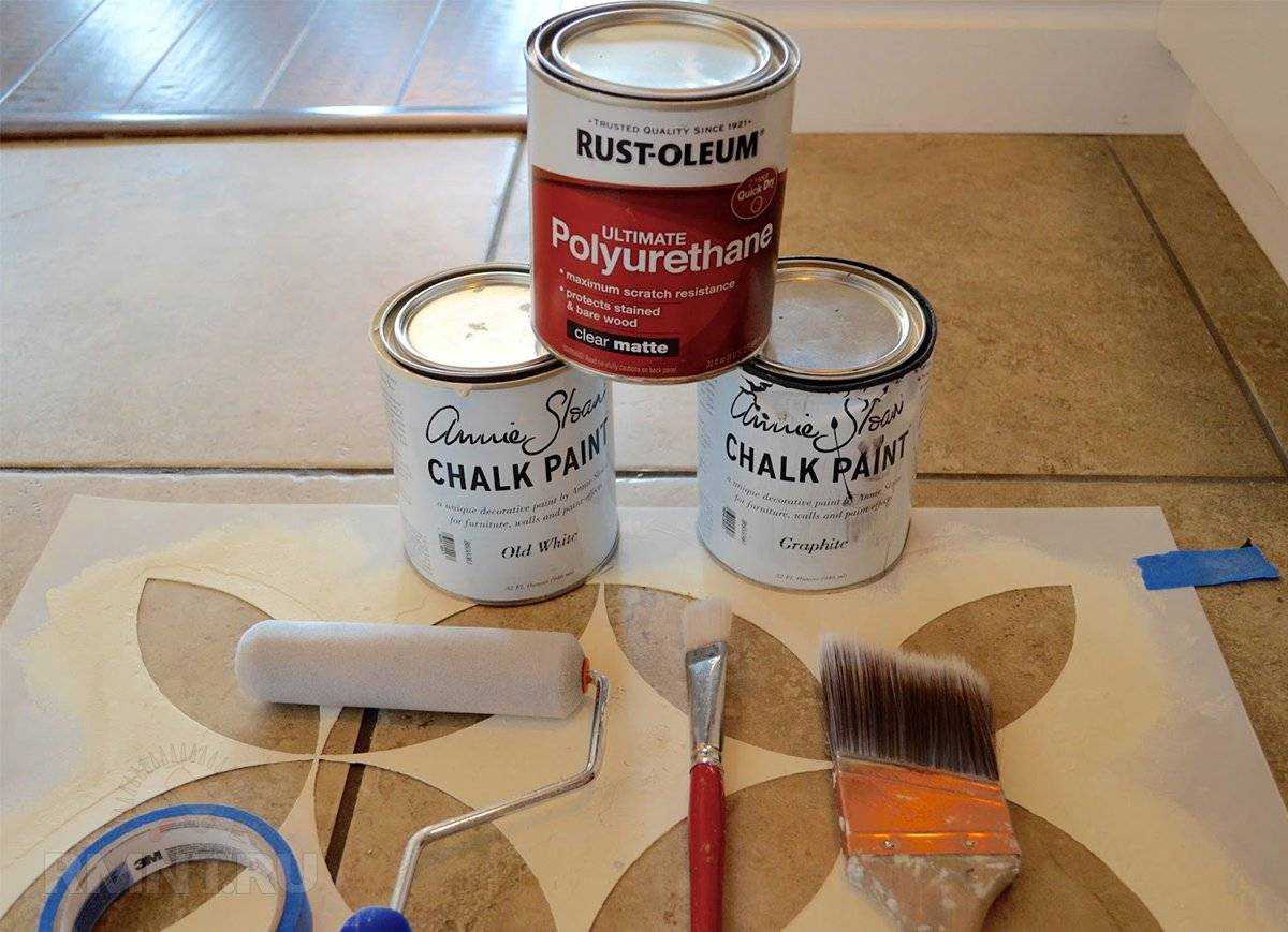 Как покрасить утратившую привлекательный вил настенную и напольную плитку в ванной Подготовка поверхности к окрашиванию Выбор краски и технология работы