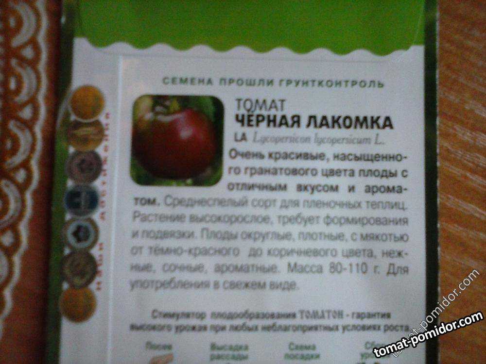 Особенности томата Черная лакомка, плюсы и минусы сорта Правила выращивания и ухода, отзывы