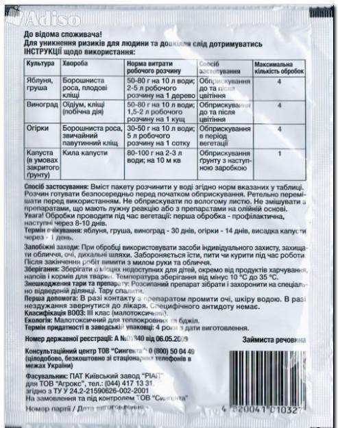 Тиовит джет: инструкция по применению и отзывы садоводов