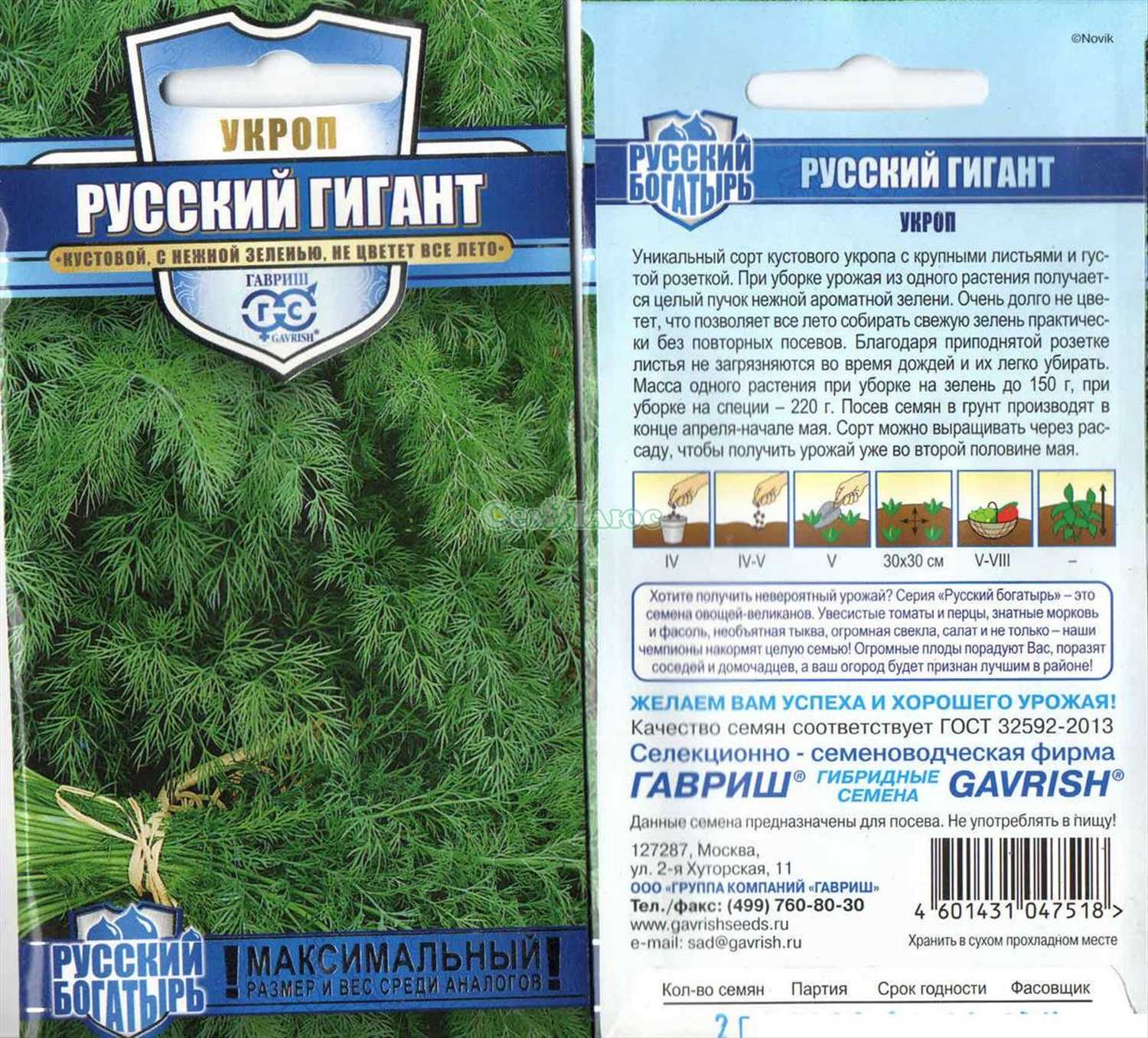 Укроп русский гигант: описание и характеристика сорта, достоинства и недостатки, урожайность, посадка и уход, болезни и вредители, фото и видео