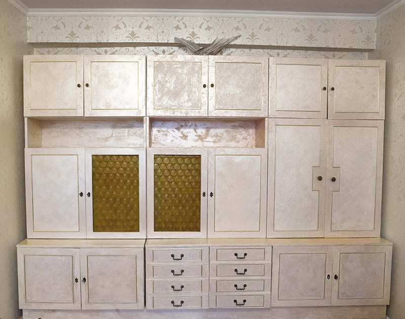 15 способов обновить старый шкаф своими руками дома: фото до и после