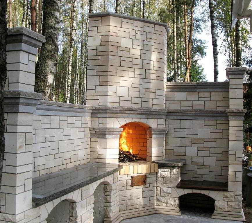 Мангал из кирпича в беседке своими руками: пошаговая инструкция с фото и видео