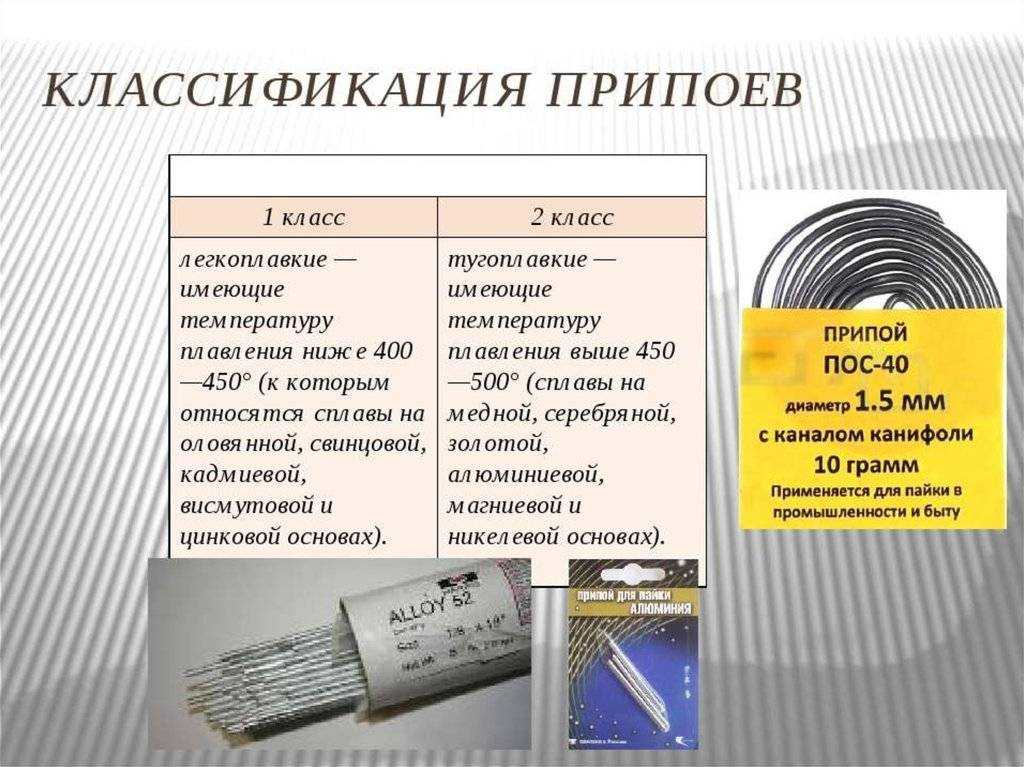Припои и флюсы. примеры обозначений марок припоев и флюсов. применение и свойства.