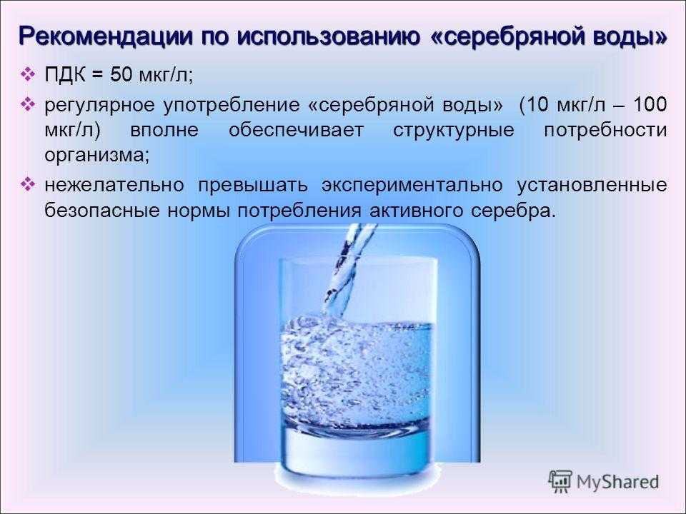 Серебряная вода