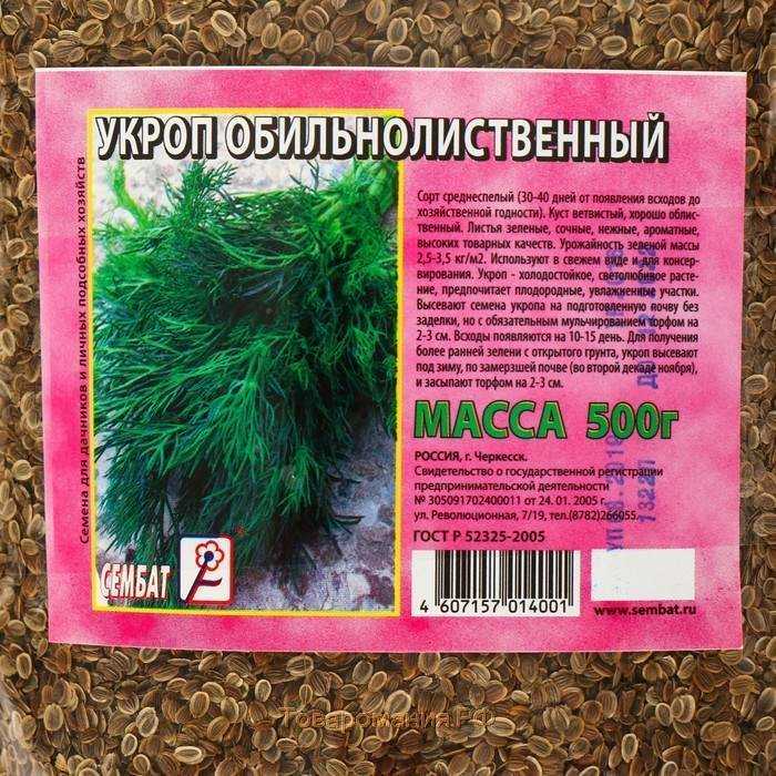 Лучшие сорта укропа на зелень и зонтики: топ-20, их описания и фото
