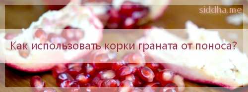 Гранатовые корки от поноса: помогают ли, как заваривать, рецепты отваров, как принимать, отзывы