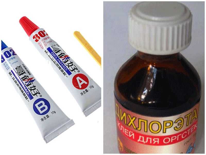 Чем и как клеить оргстекло