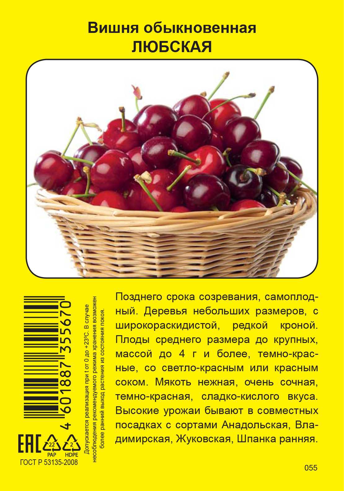 Колоновидная черешня: сорта, описание, отзывы