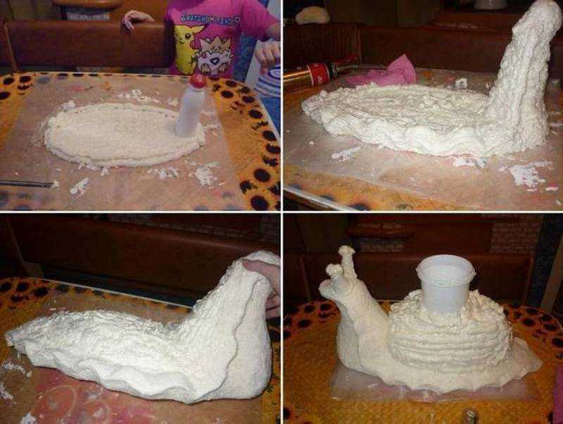 Поделки и фигуры из монтажной пены своими руками