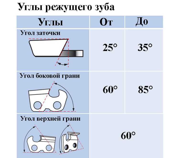Как правильно заточить цепь бензопилы своими руками в домашних условиях